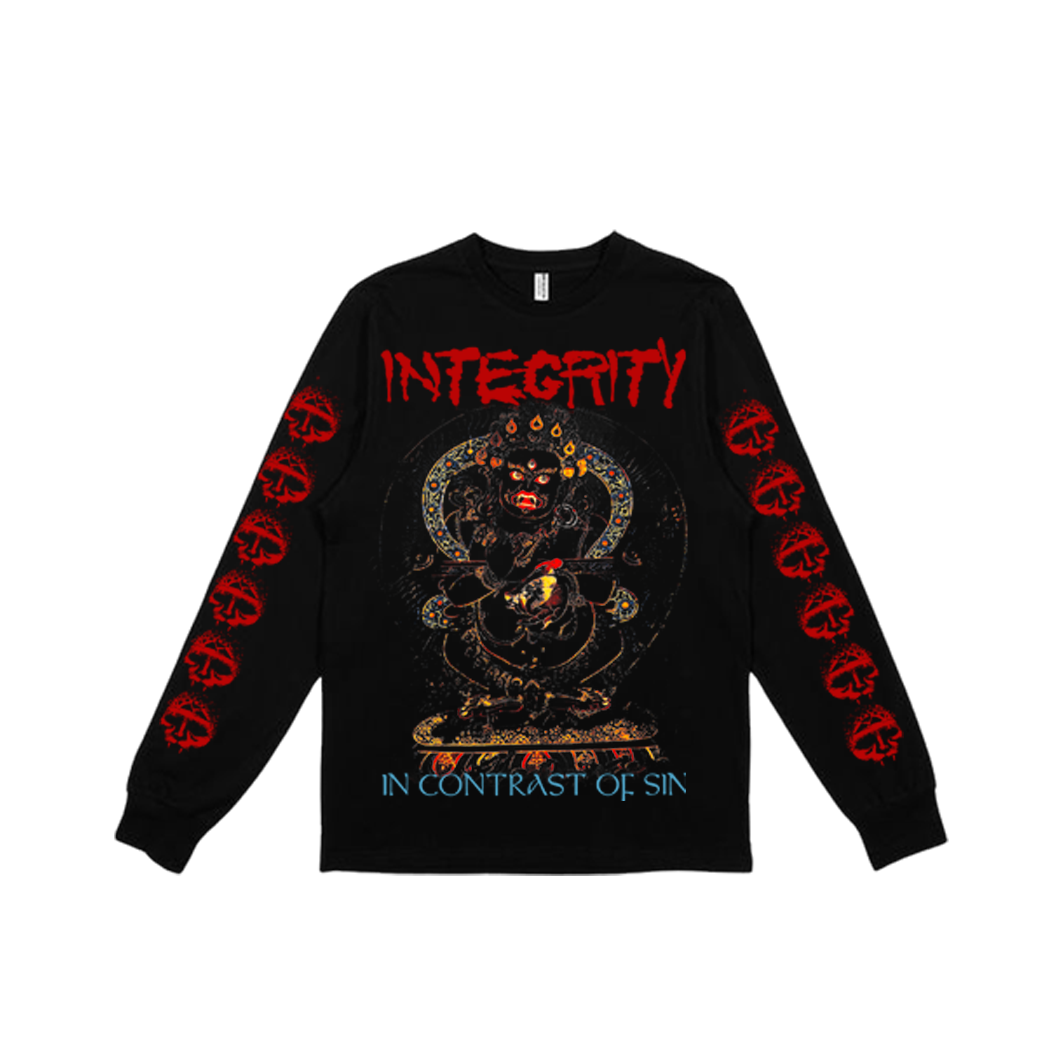 INTEGRITY in contrast of sin / mahakala design manga larga ( longsleeve)
