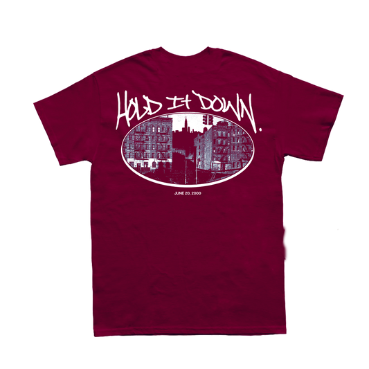 MADBALL hold it down / polera burdeo
