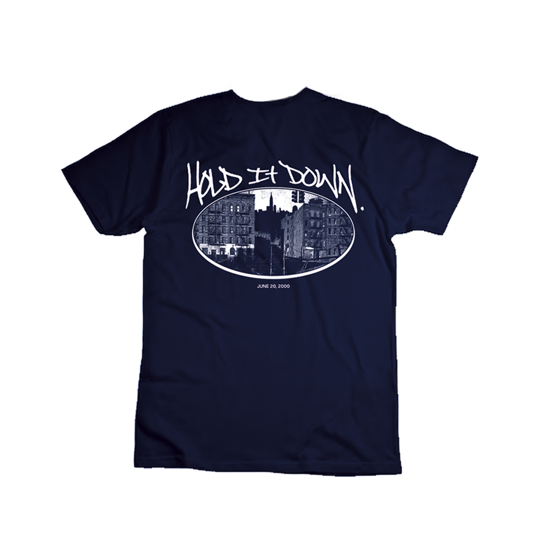 MADBALL hold it down / polera azul