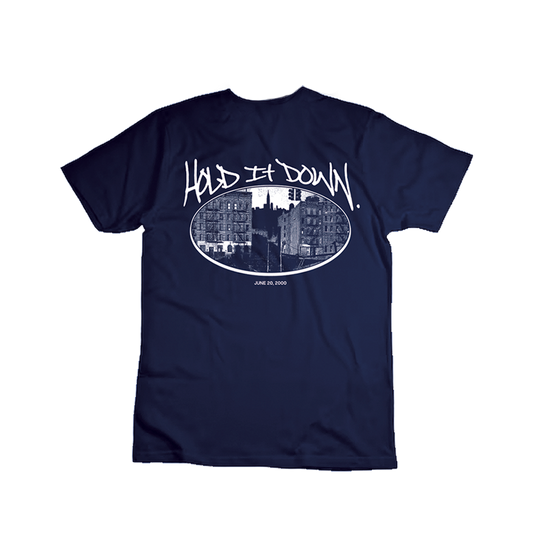 MADBALL hold it down / polera azul