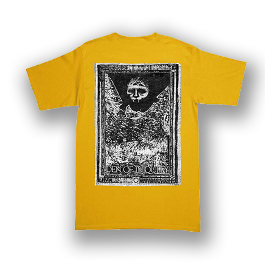 INTEGRITY den of iniquity box pack / polera color mango ( t shirt + parche bordado )