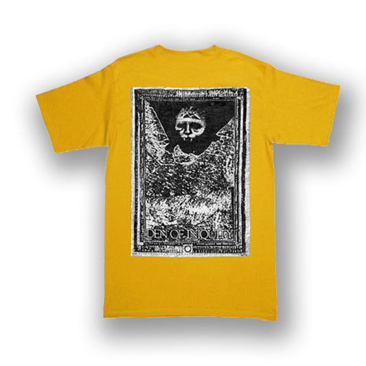 INTEGRITY den of iniquity box pack / polera color mango ( t shirt + parche bordado )