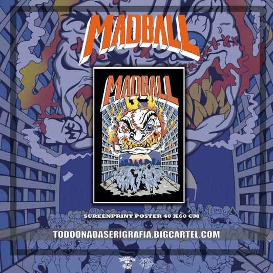 MADBALL hc4hc mayor mayo colab/ 10 tintas  SCREENPRINT ART
