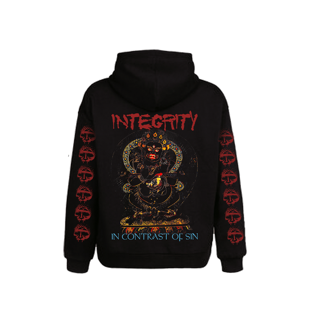 INTEGRITY in contrast of sin / mahakala design POLERON ( HOODIE )