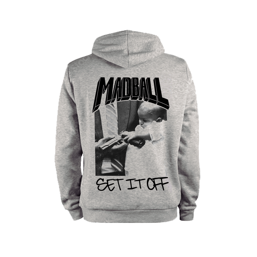 MADBALL set it off EDICION ESPECIAL poleron gris