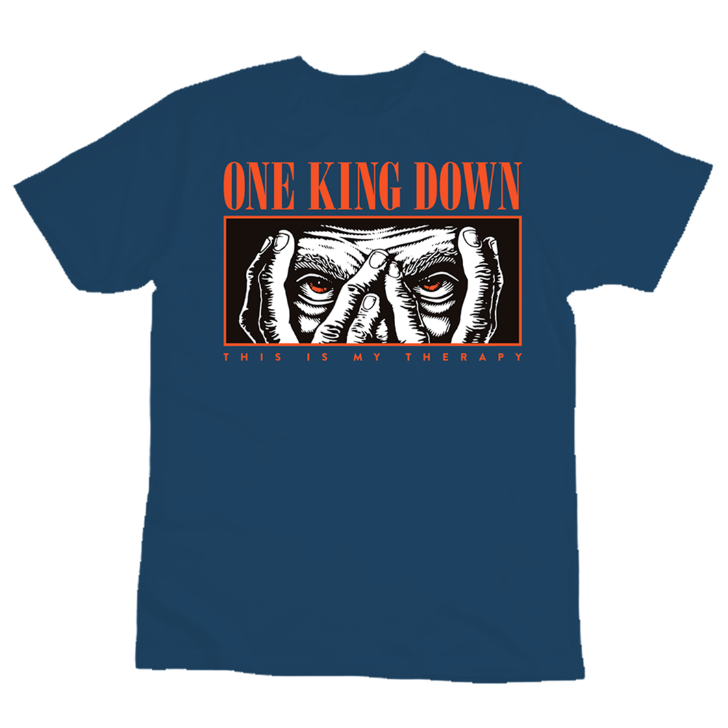 ONE KING DOWN this is my therapy / polera petroleo