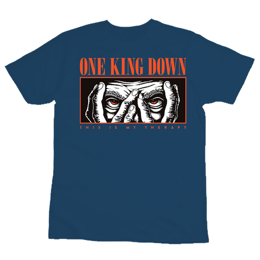 ONE KING DOWN this is my therapy / polera petroleo