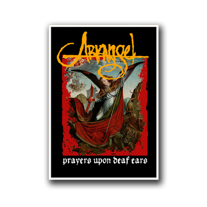 ARKANGEL prayers upon deaf ears SCREENPRINT POSTER