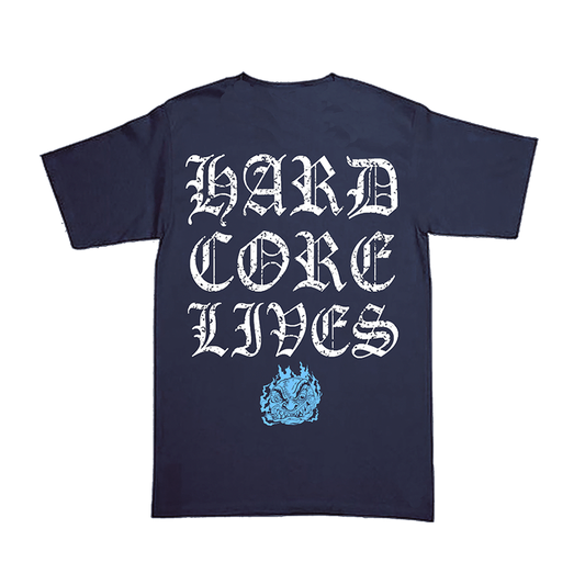 MADBALL hardcore lives / polera azul t shirt