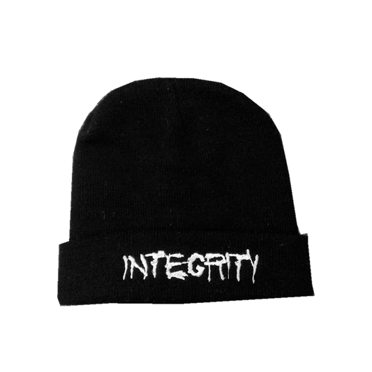 INTEGRITY Beanie black logo
