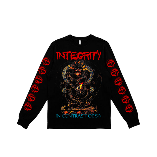 INTEGRITY in contrast of sin / mahakala design manga larga ( longsleeve)