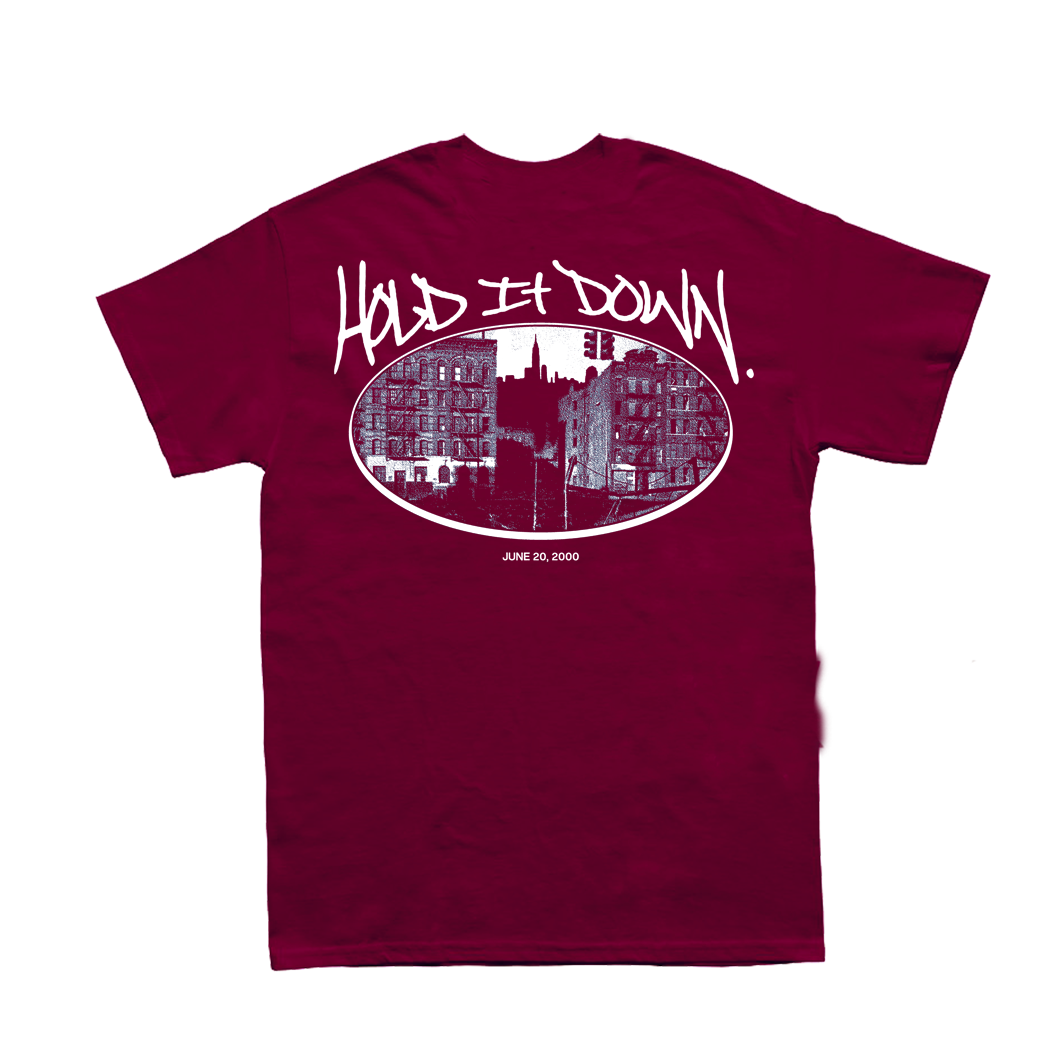 MADBALL hold it down / polera burdeo