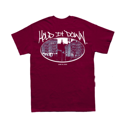 MADBALL hold it down / polera burdeo