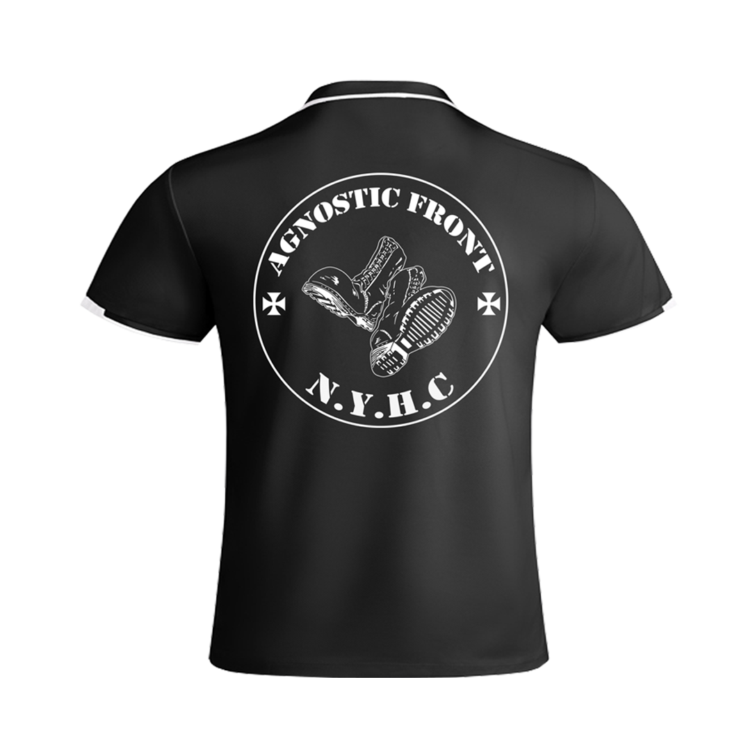AGNOSTIC FRONT NYHC polera polo pique sport