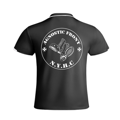 AGNOSTIC FRONT NYHC polera polo pique sport