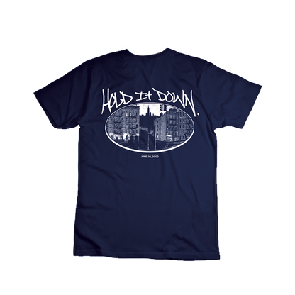 MADBALL hold it down / polera azul