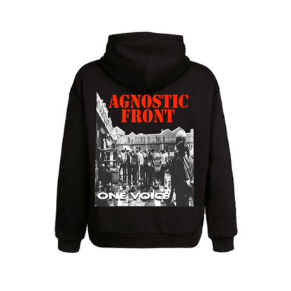 AGNOSTIC FRONT one voice 1992 / poleron negro ( limitado )
