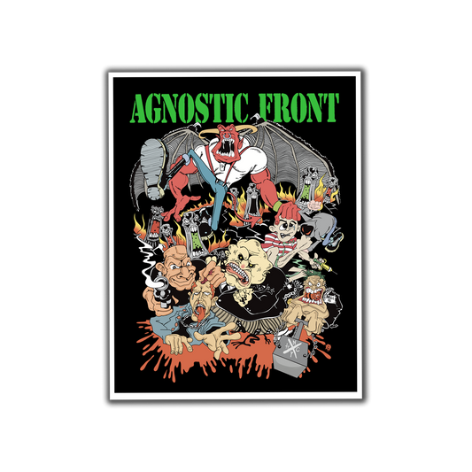 AGNOSTIC FRONT mayor mayo art collab  SCREENPRINT ART